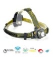 Capteur de lumière frontale 500 Lumens 3AA lampe de poche frontale