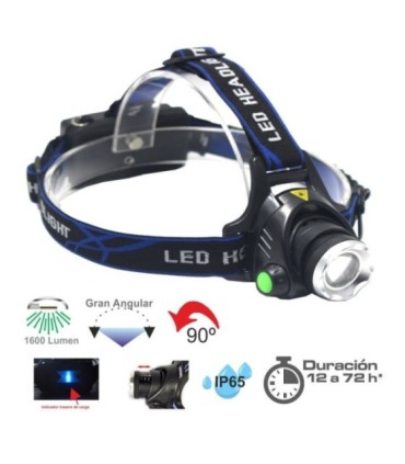 Head Light Zoom 1600 Lumens farol