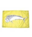 Gelb Deluxe Flagge Dolphin 45x35