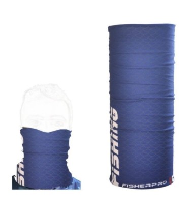 Tour de cou bandana 25x50 Bleu Pêche