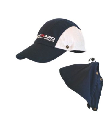 Fisherpro Cap mit austauschbarem Nackenschutz 100% Polyester