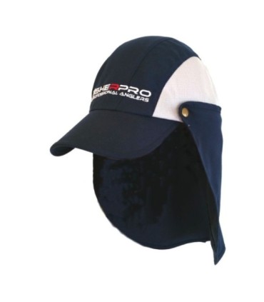 Fisherpro Cap mit austauschbarem Nackenschutz 100% Polyester