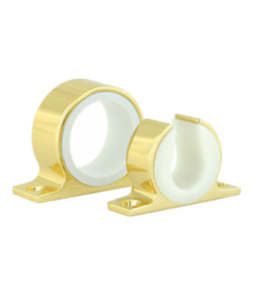 Golden aluminum swivel ring cane support