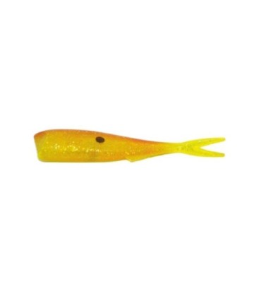 Multi Worm Magic Eye 110mm Chartreuse 4pcs