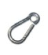 Stainless firefighter carabiner with eyelet