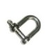 Stainless steel straight shackle various sizes