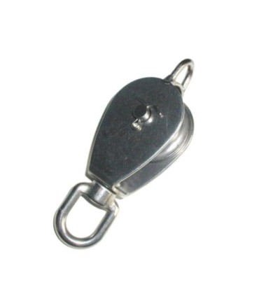 Polea trocola inoxidable cabo 14mm 050mm