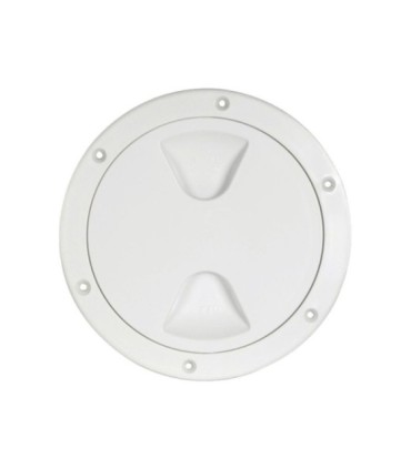 Escotilha de armário circular de nylon branco vários tamanhos