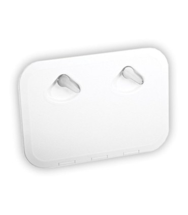 Trappe rectangulaire blanche 606x353mm