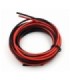 Electric battery cable flex 25m2 red meter