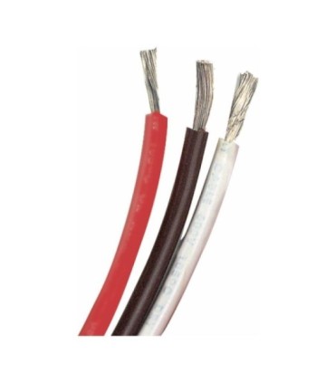 Tinned electrical cable 1x1.5mm black 5 meters