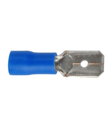 Male insulated terminal 6.35 Sect. 1-2.5mm 20units