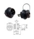 Stecker M16 Base Panel 2 Kontakte IP67