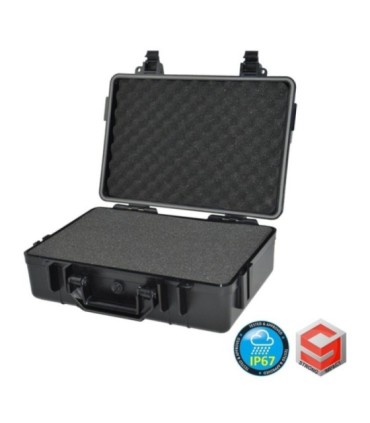 Maletin caja estanca 390X285X120 c/foam 12"
