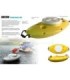 Nevera arcon Creek Cooler 60L 100x51cm color amarillo