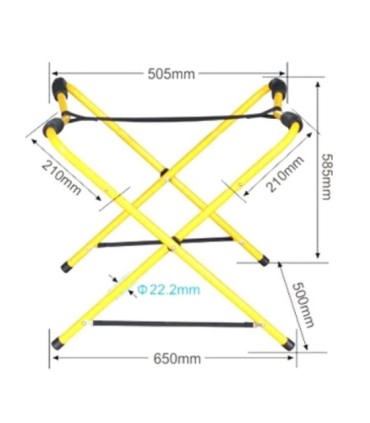 Kayak support horizontal base exhibition 2 units