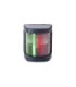 Luce bicolore V-R 225°, 12-24V 70x60x55 nero