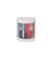 Luce bicolore V-R 225°, 12-24V 70x60x55 bianco