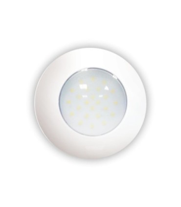 Luz led de teto cúpula com interruptor 12V 4.8w branco