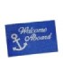 Teppich 40x60 blau PVC rutschfest