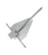 Galvanized anchor model Danforth yacht various models
