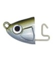 Nero Minnow 2 jig testa 4BM140 Kaki Shore 20g