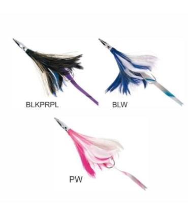 Williamson Diamond Jet Feather 127mm Verschiedene Farben