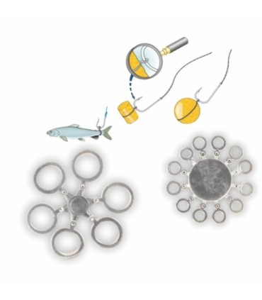 Elastische Ringe Köderring verschiedene Größen