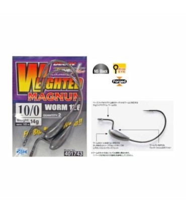 Gancho Magnum Pesado Isca Worm126