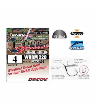 Hook Decoy Worm220 Cover Finesse HD