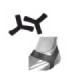 Pair of fin holders various sizes