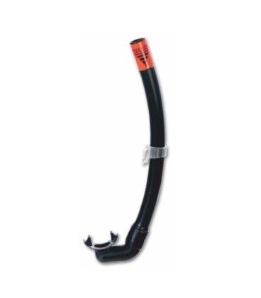 Sabre snorkel de silicone preto