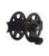 Carretel horizontal com freio. grande capacidade 50m 2.0mm