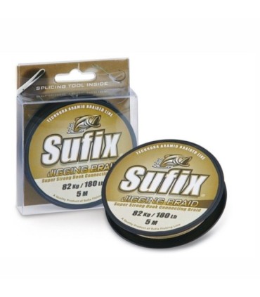Sufix jigging braid 5m natural spool