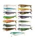 Hart Soft Shad Set 5 bodies 100mm various colors