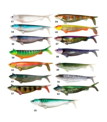 Hart Soft Shad Set 4 corpi 120mm vari colori