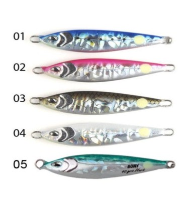 Jig Bony Hart 4X 60gr 85mm colores varios