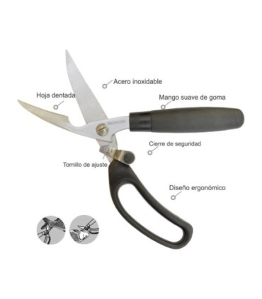 Fisherpro Ciseaux de pêche en acier inoxydable 24,0 cm