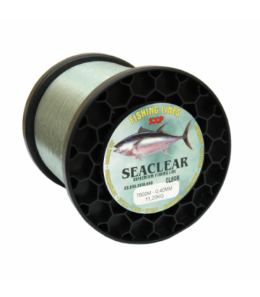 Carretel transparente do mar de 1kg de filamento de alto rendimento