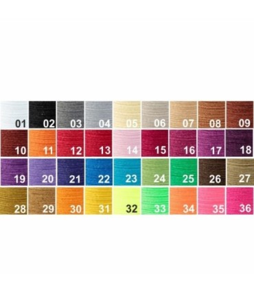 Filettatura di assemblaggio Textreme Floss 210 Den. 100 mt vari colori