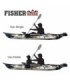 Caiaque Fisher Tandem 10 Comprimento 3,05m Largura 0,80m