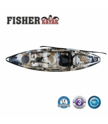 Fisher Kayak Tandem 10 Longueur 3.05m Largeur 0.80m