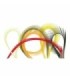 Plume d'oie de Biot diverses couleurs