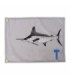 Bandeira Deluxe Cinza Tag Espadim Branco 45x35