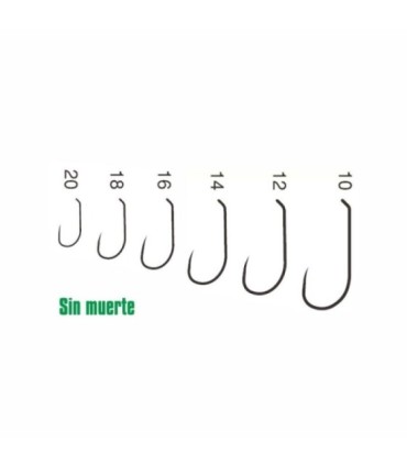Crochet d04 T103BL nickel noir sans mort 25 unités