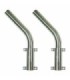 Suporte do fuso HC Montagem lateral AISI316 ID 1 1/8"