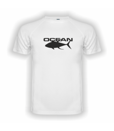 T-shirt technique blanc Ocean Coast Différentes tailles