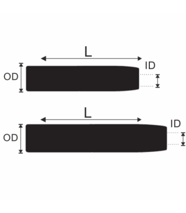 EVA front/rear ST L102 ID12.7 OD31.7