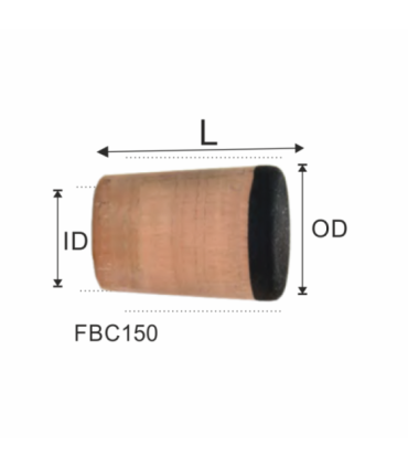 Rolha de Cortiça FBC-150 L38.1 ID9.5 OD28.5