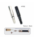 Eixo para terminal de calcanhar
